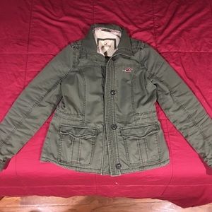 Hollister Sherpa Lined Coat